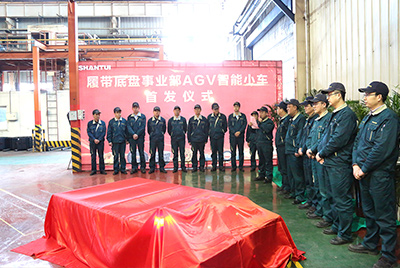 安博电竞首台AGV智能小车揭彩首发